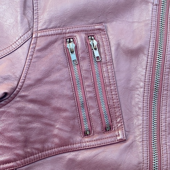 New G by GUESS Men's Mozo Faux-Leather Jacket - Picture 8 of 11